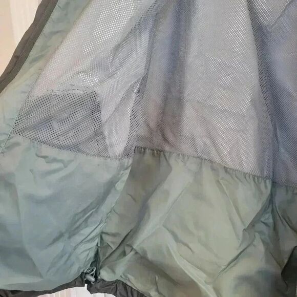 TRBN Women's Dark Moss Green Nylon Hooded Performance Windbreaker Rain Jacket - Picture 10 of 11